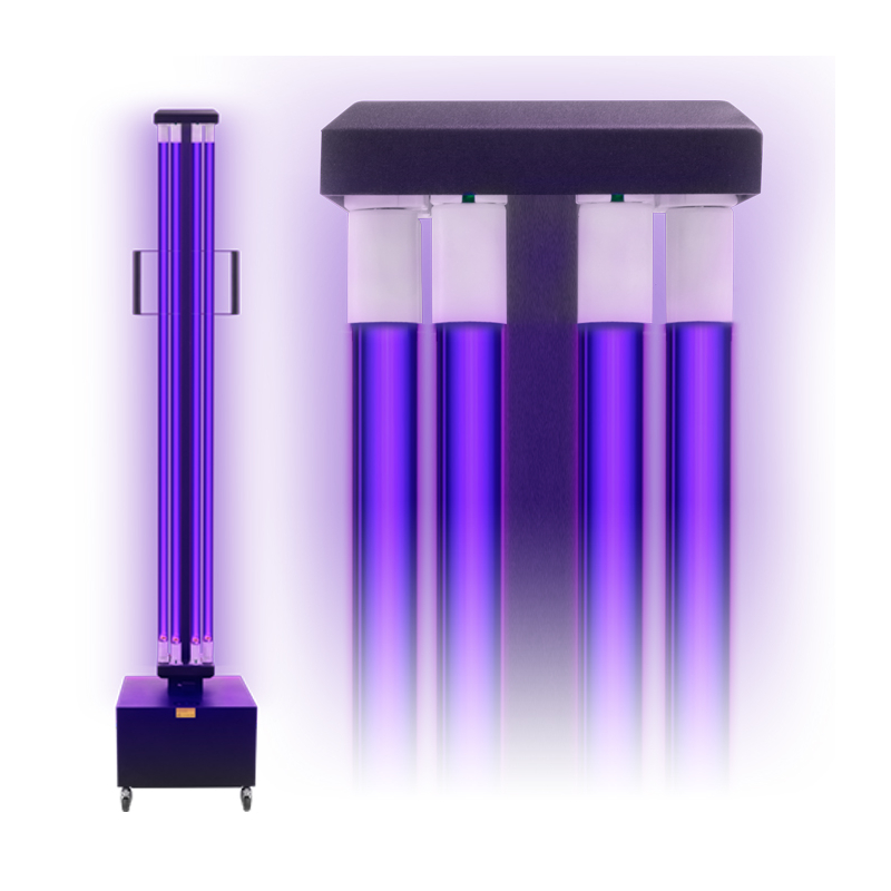 UV2CLEAN Pro1000 UV-C, germicid lámpa 1000W - max 300 m2 helyiség kezelésére