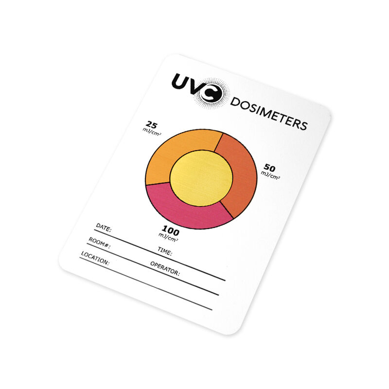 UV-C Ultraibolya Doziméter: UV-C fény mennyiségmérő, ellenőrző lap