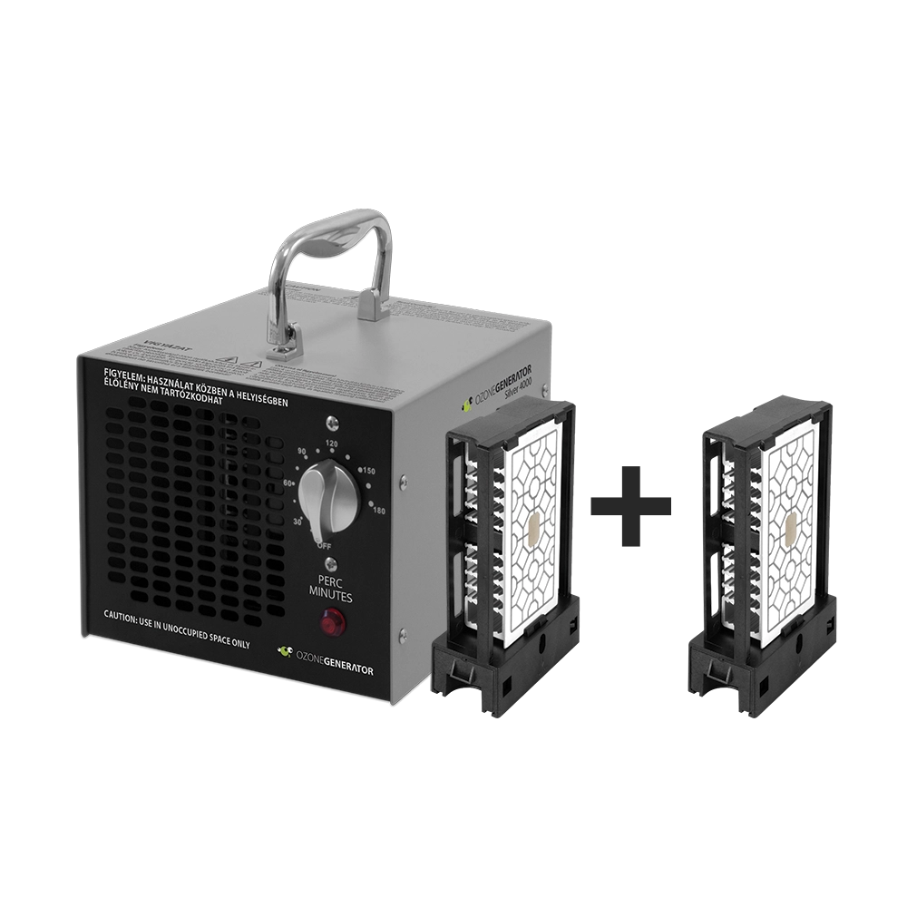 Okos Ajánlat: OZONEGENERATOR Silver 4000 - ózongenerátor készülék 3 év garanciával, tartalék ózonkazettával  - INGYENES és gyors szállítással